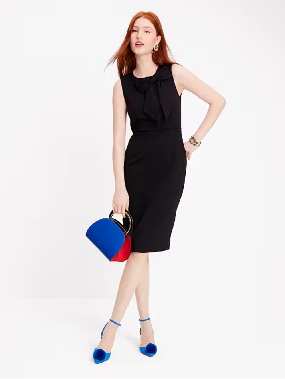 Kate Spade Sleeveless Little Black Dress 100% Silk